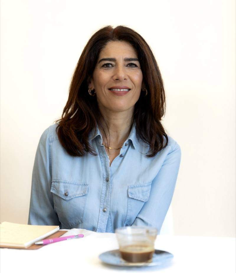 Marina smiling