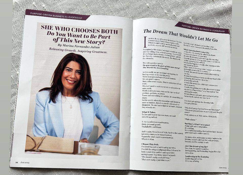 Marina's magazine feature, She Who Chooses Both