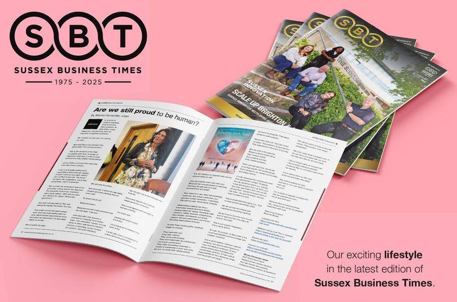 Marina's feature in Sussex Business Times